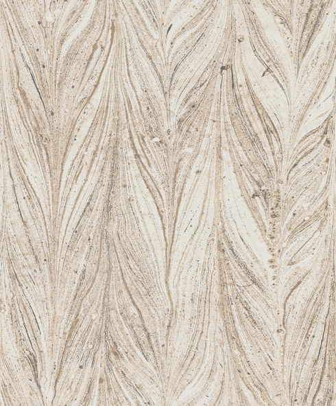 Ebru Marble Warm Neutral Wallpaper