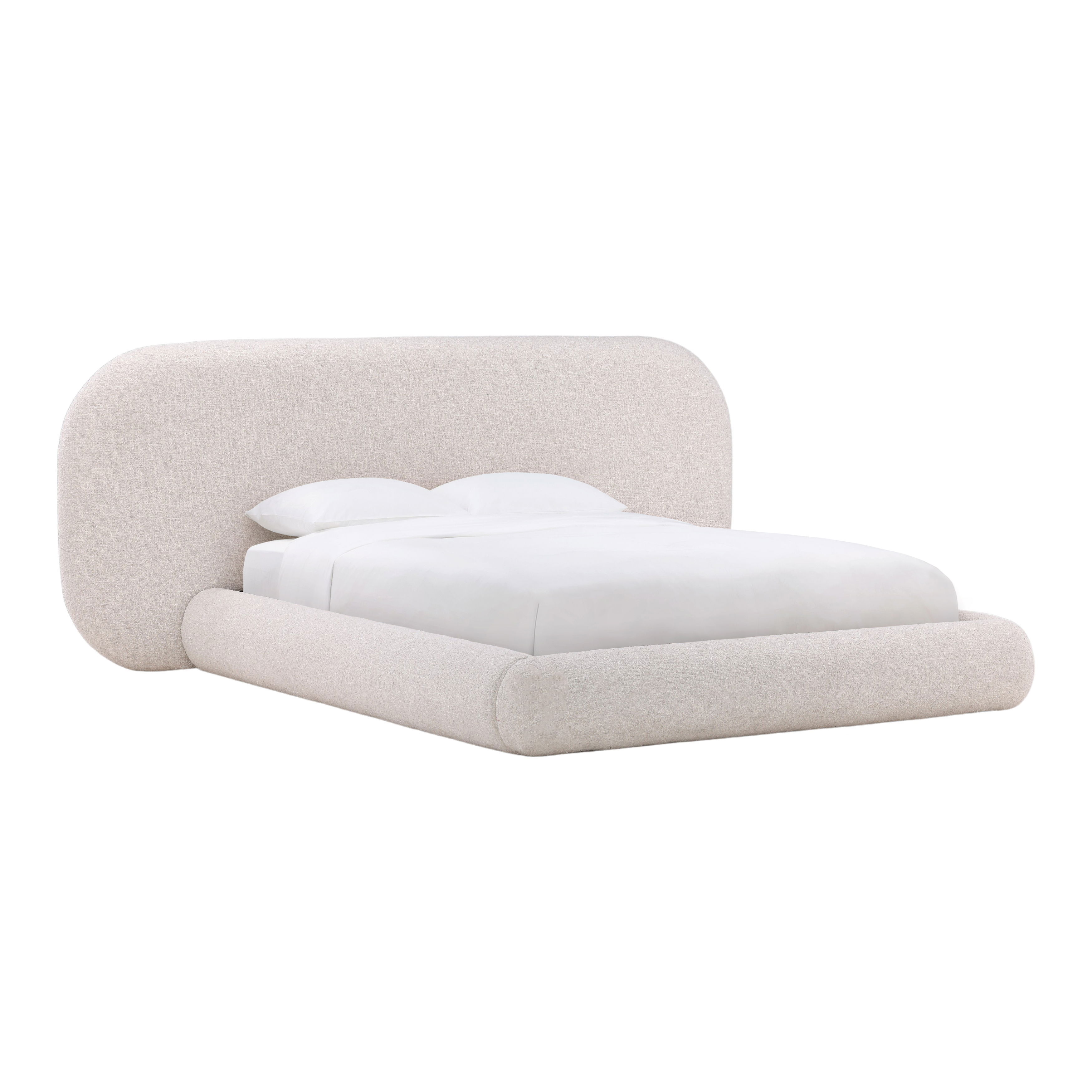 Ringo Bed Queen Cream large image 