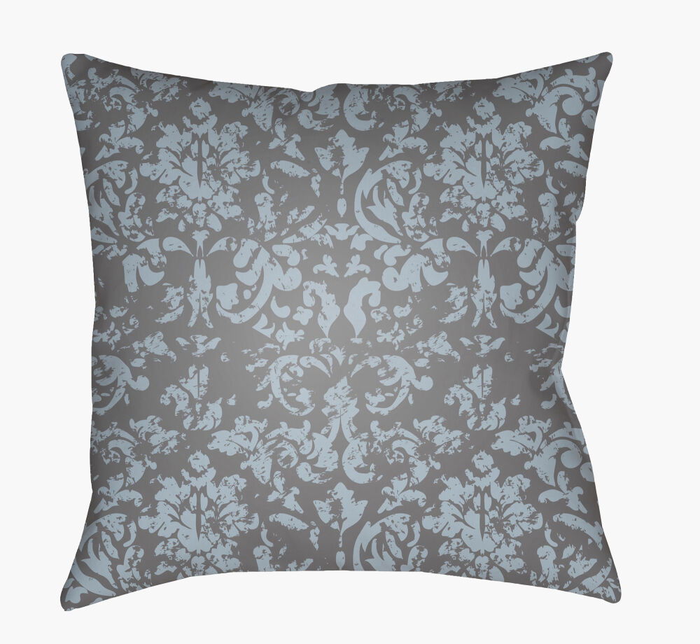 Moody Damask Accent Pillow, Decorative Pillow by Surya, 20" length x 20" width