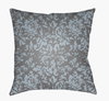 Moody Damask Accent Pillow, Decorative Pillow by Surya, 22" length x 22" width thumbnail