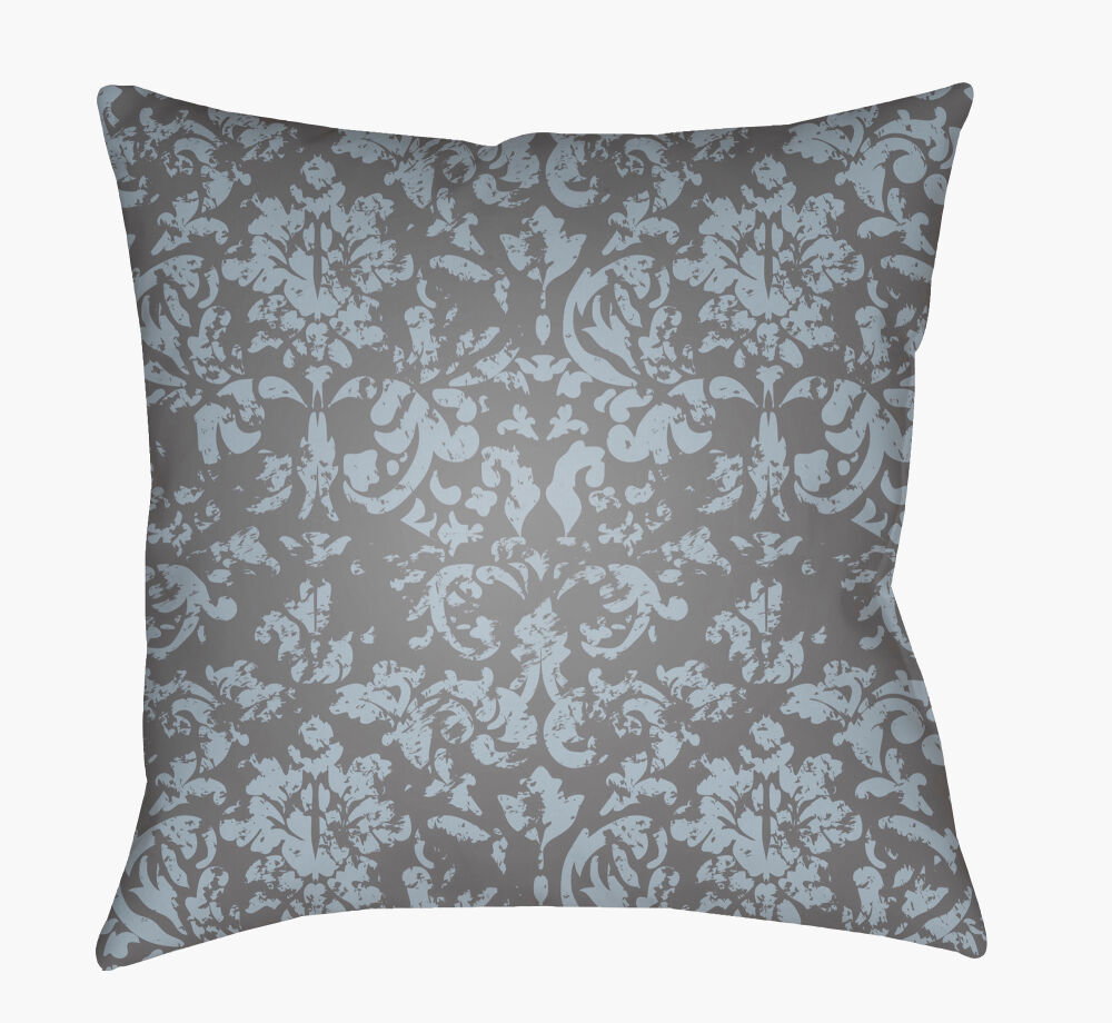 Moody Damask Accent Pillow, Decorative Pillow by Surya, 22" length x 22" width