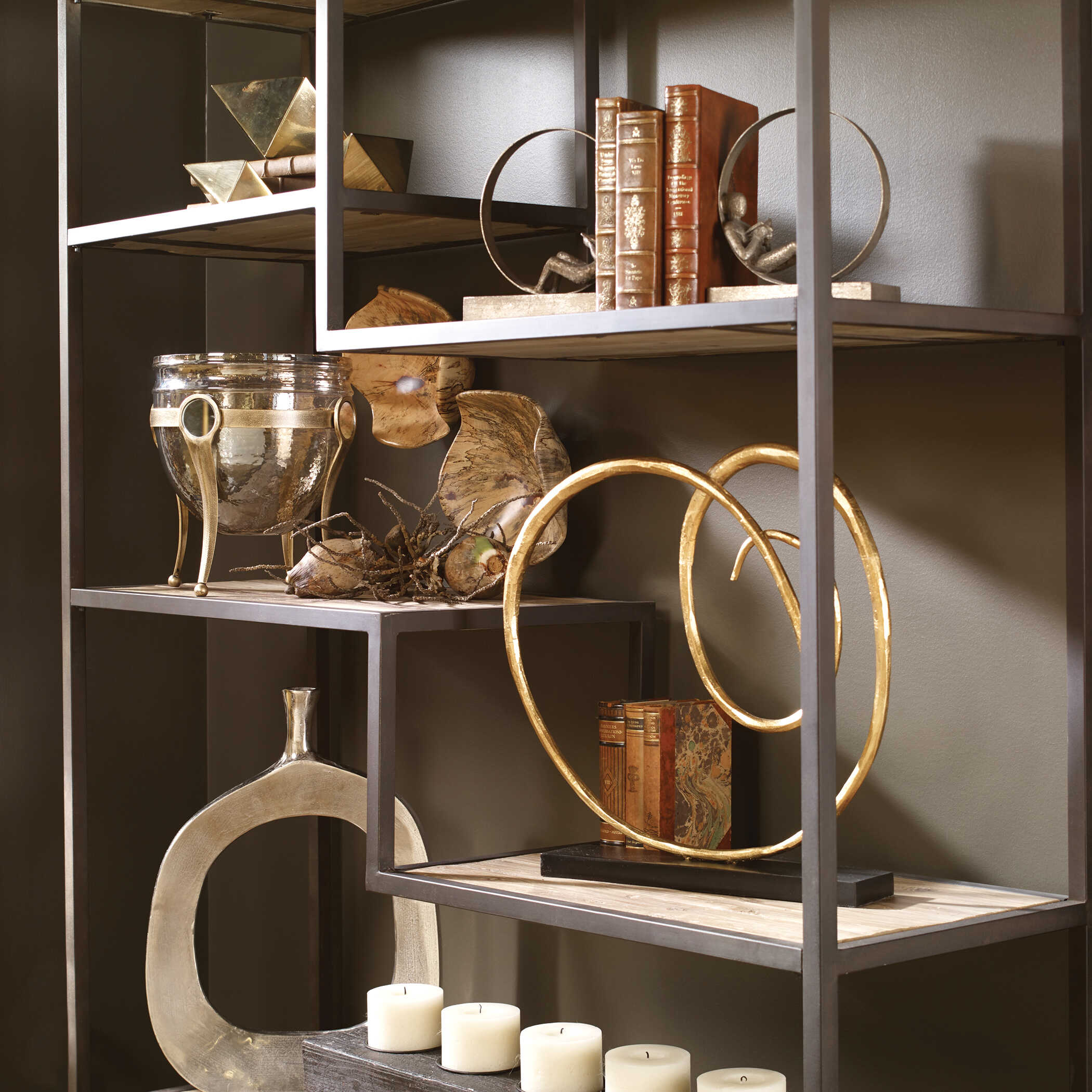 Lounging Reader Antique Bookends Set/2, Decorative by Uttermost, 8" width x 9.75" height x 4" depth View 4