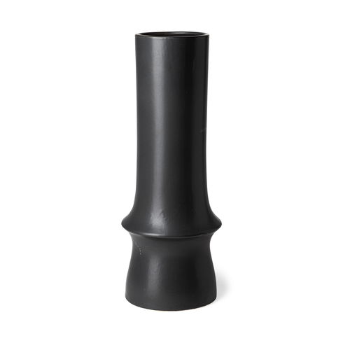 Laforge III Black Ceramic Vase