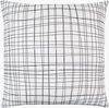 Draft Accent Pillow, Decorative Pillow by Surya, 18" length x 18" width thumbnail