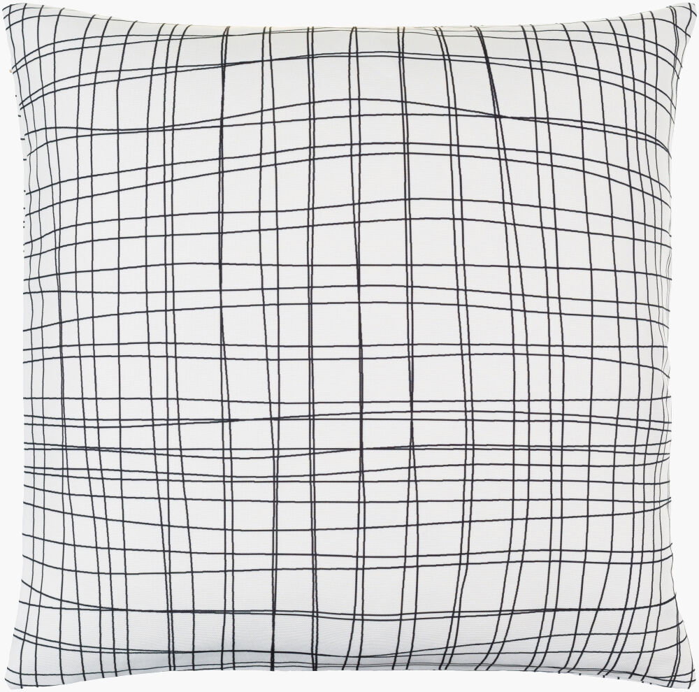 Draft Accent Pillow, Decorative Pillow by Surya, 18" length x 18" width