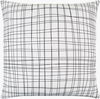 Draft Accent Pillow, Decorative Pillow by Surya, 22" length x 22" width thumbnail