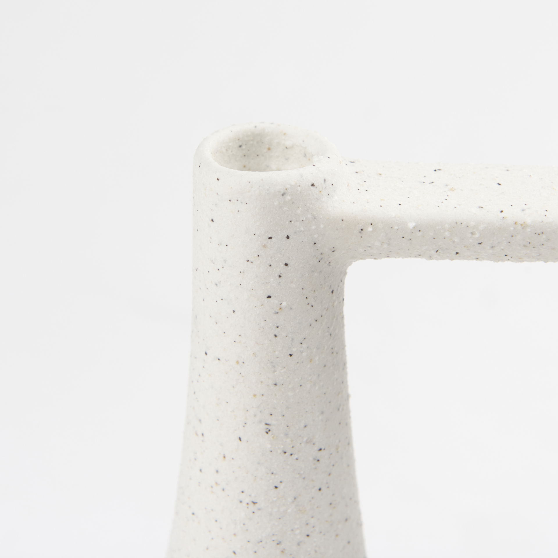 Burton 8.3H Small White and Black Ceramic Jug Vase, Decorative Jar by Mercana, 6.1" length x 6.1" width x 8.27" height View 7