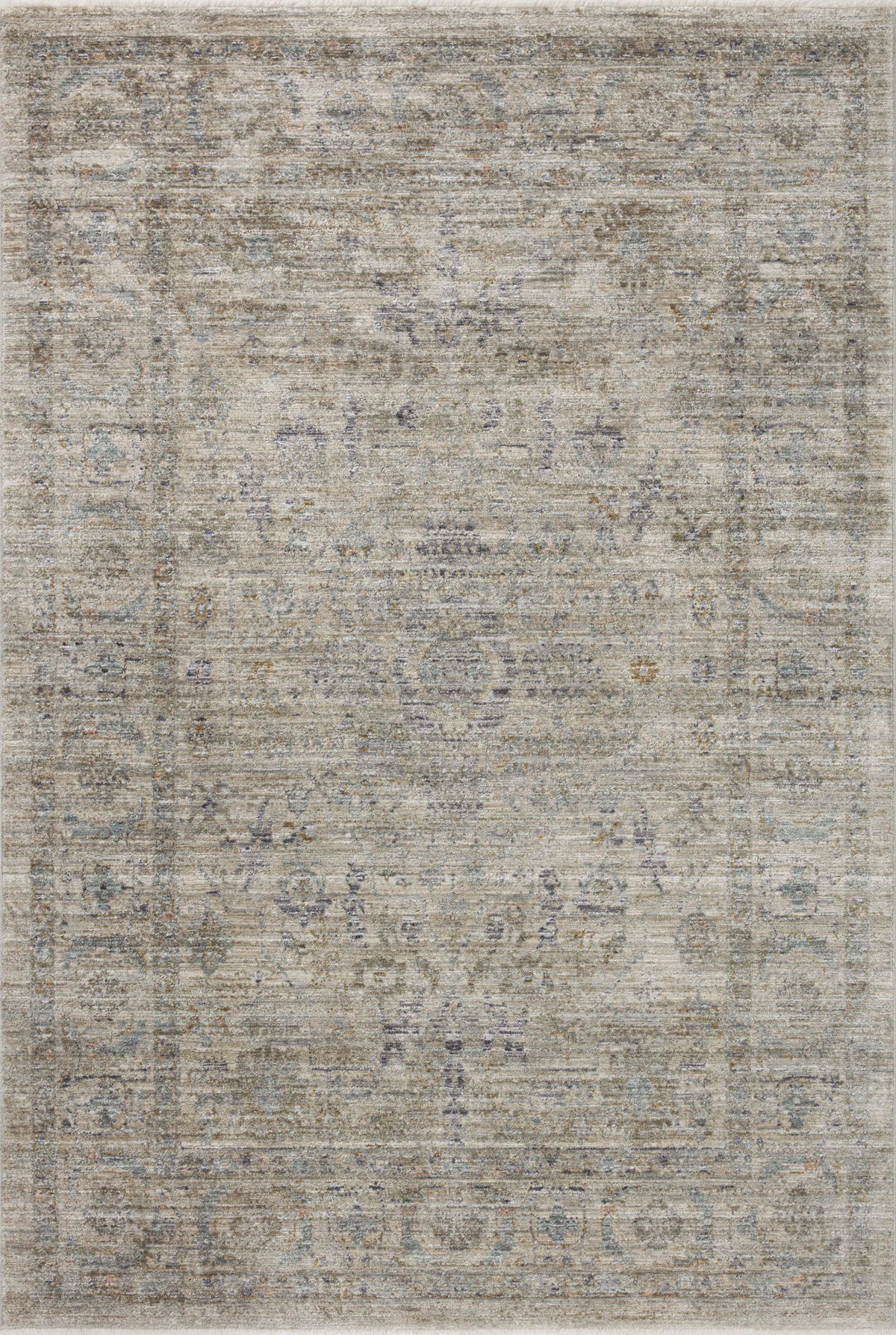 Jean Stoffer x Loloi Katherine Rug, 9'6" length x 9'6" width View 1
