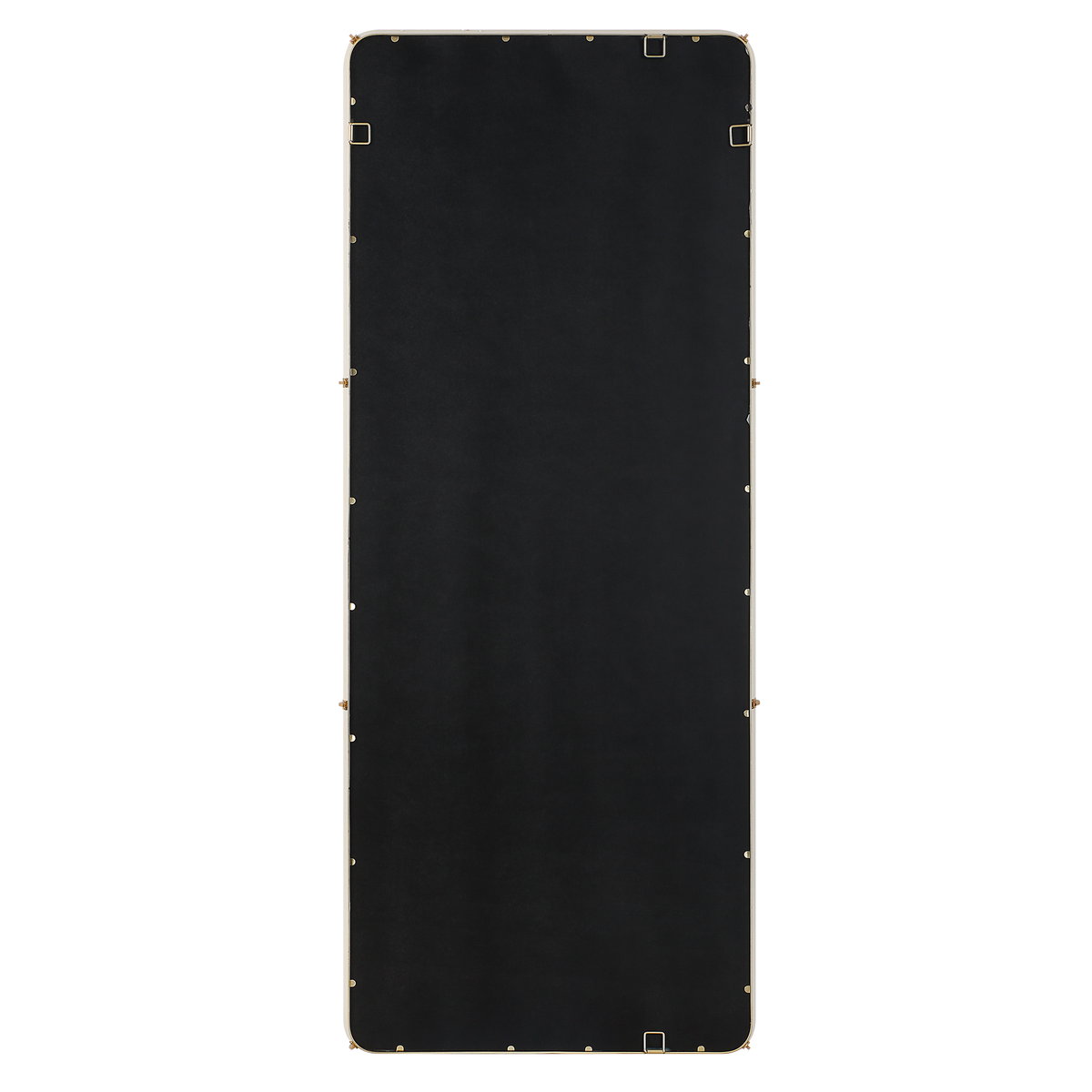 Cyprus White Dressing Mirror, Floor Mirror by Uttermost, 30.5" width x 72" height x 2.87" depth View 8