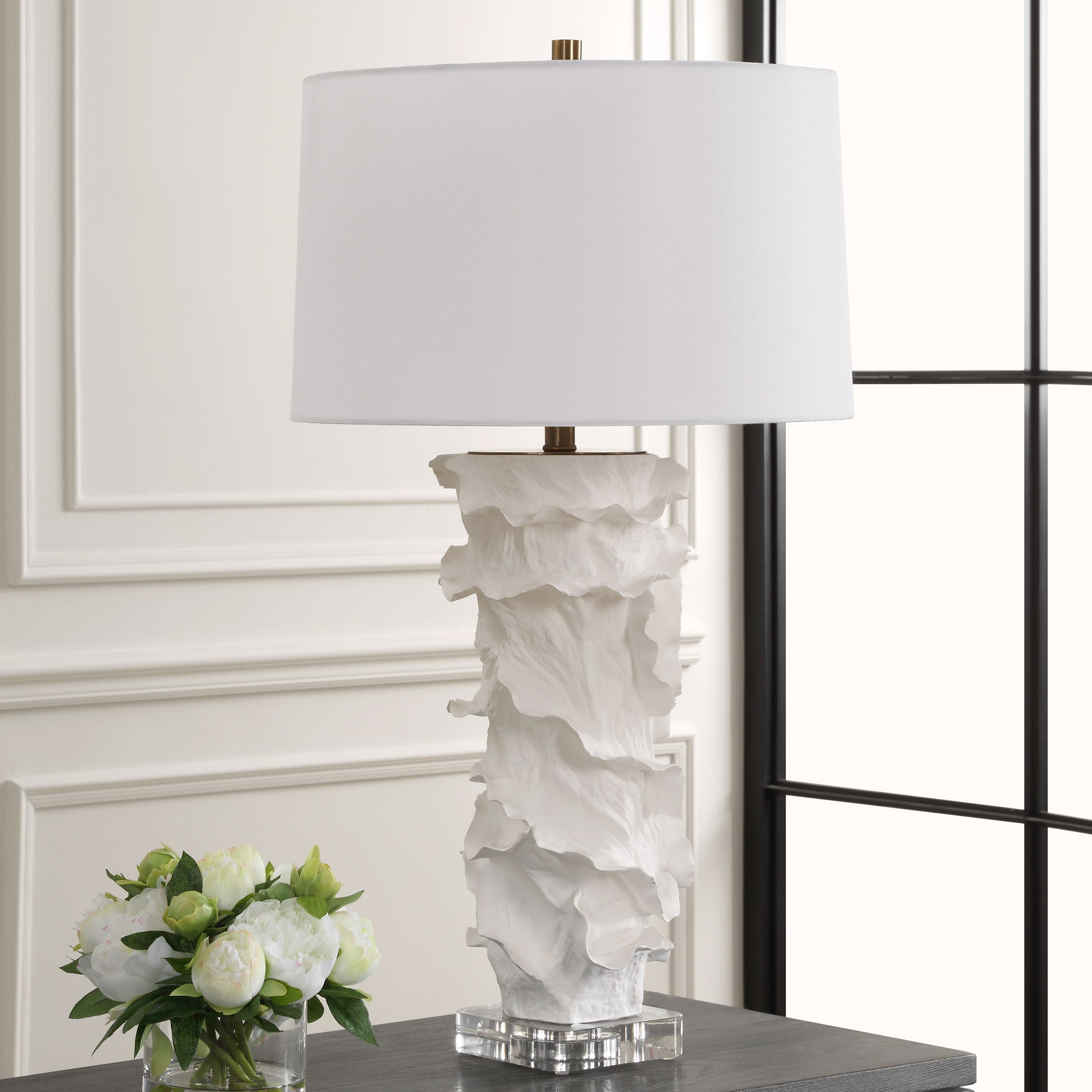 Wisp White Table Lamp large image 