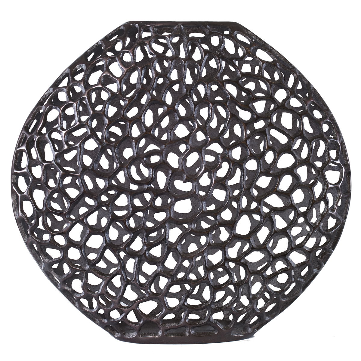 Web Dark Bronze Vase, by Uttermost, 22" width x 23.5" height x 6" depth View 1