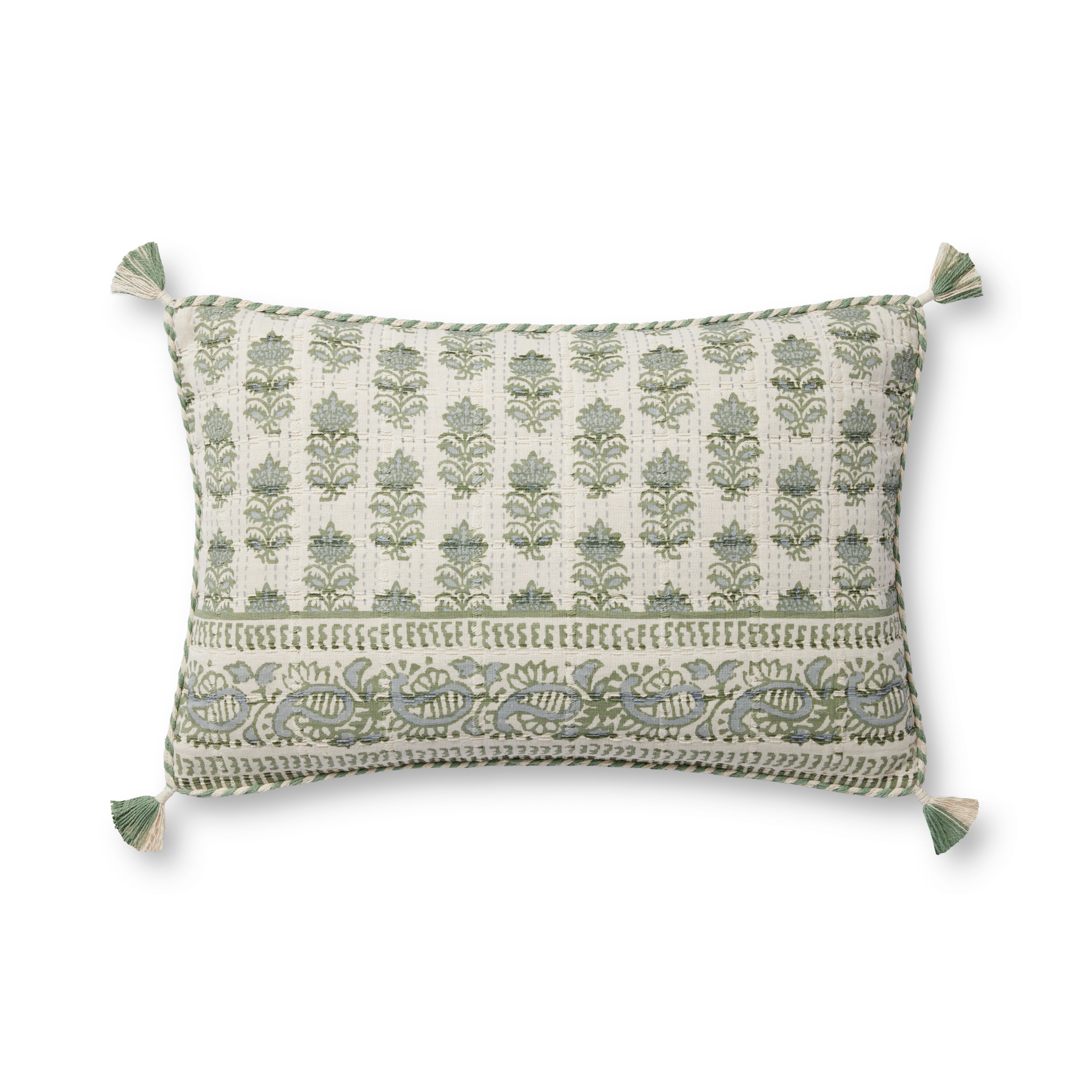 Loloi Pillows Pillow, Decorative Pillow, 13" length x 21" width View 1