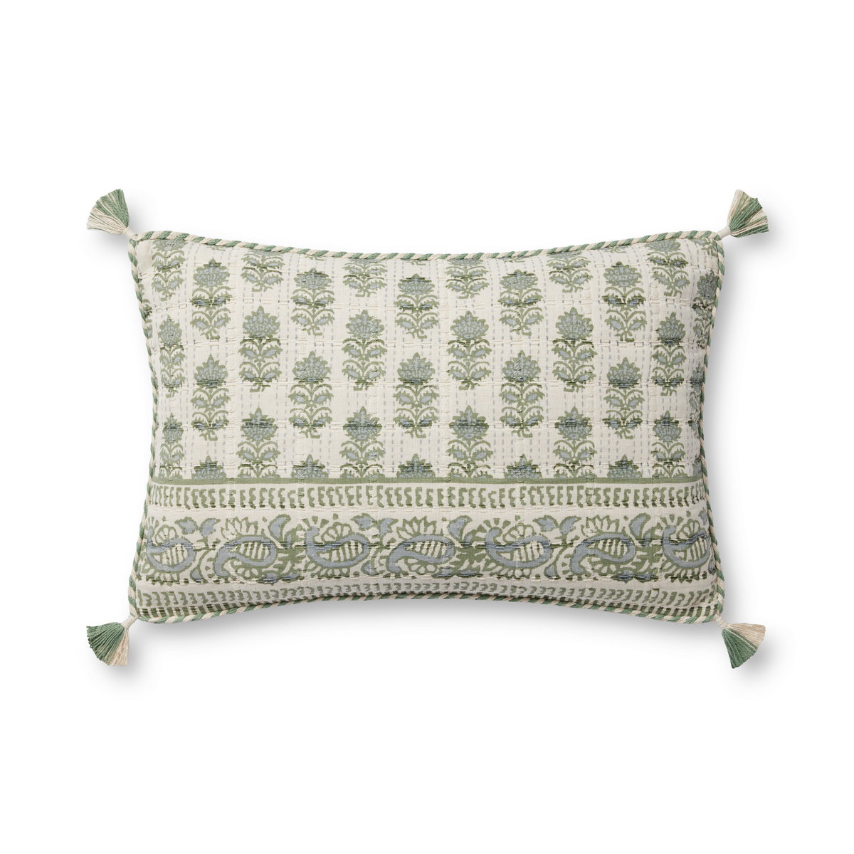 Loloi Pillows Pillow, Decorative Pillow, 13" length x 21" width View 1