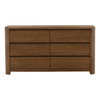 Chadwick Dresser Brown, by Dovetail, 67" width x 35.5" height x 19.75" depth thumbnail 2