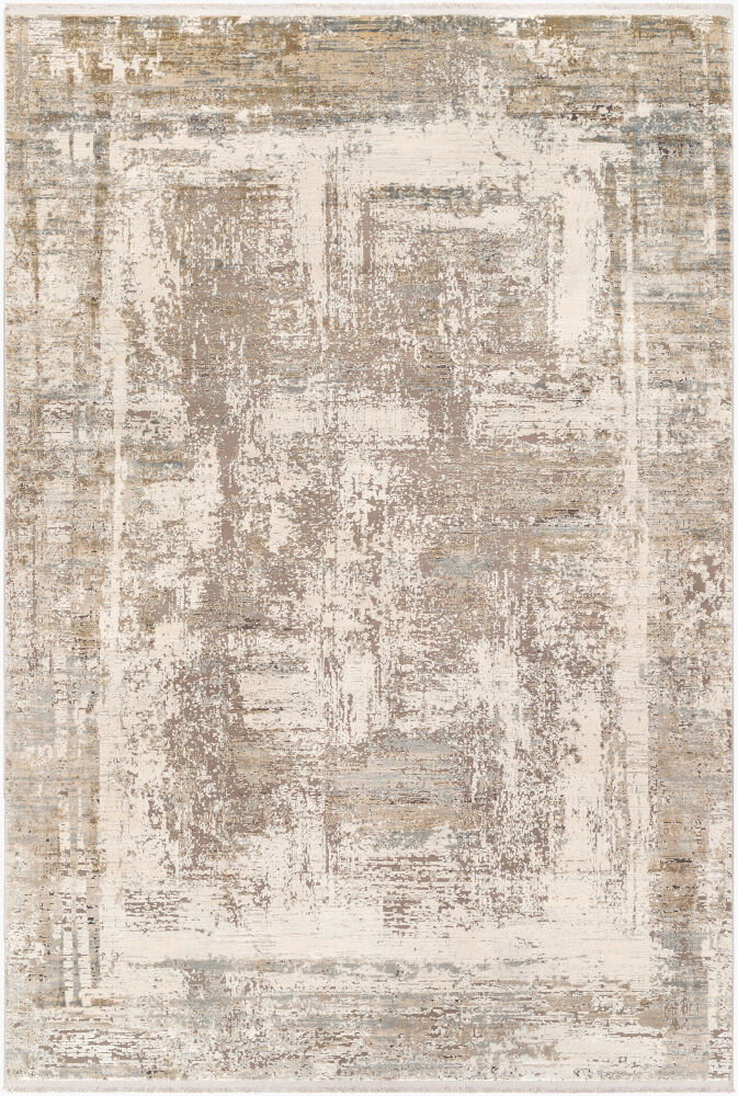 Solar Machine Woven Rug, by Surya, 1'3.75" length x 1'3.75" width