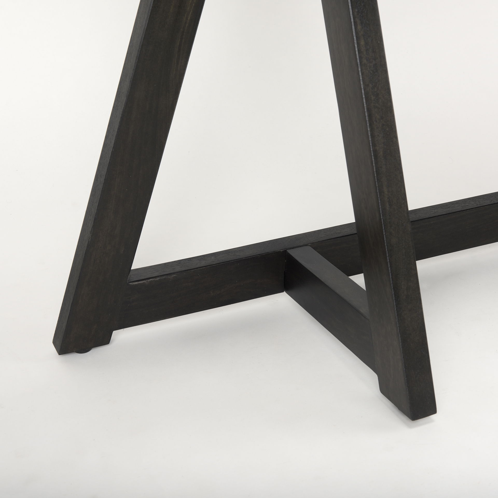 Jennings  Dark Brown Wood Console Table large image 