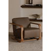 Eckersley Lounge Chair Cool Brown Leather, Accent Chair by Moe's Home, 29.5" width x 29" height x 36" depth thumbnail 8