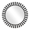 Aziel Round Black Mirror, by Uttermost, 44" width x 44" height x 2.25" depth thumbnail 1