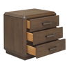 Caleb Nightstand Brown, by Moe's Home, 26" width x 24" height x 18.1" depth thumbnail 2