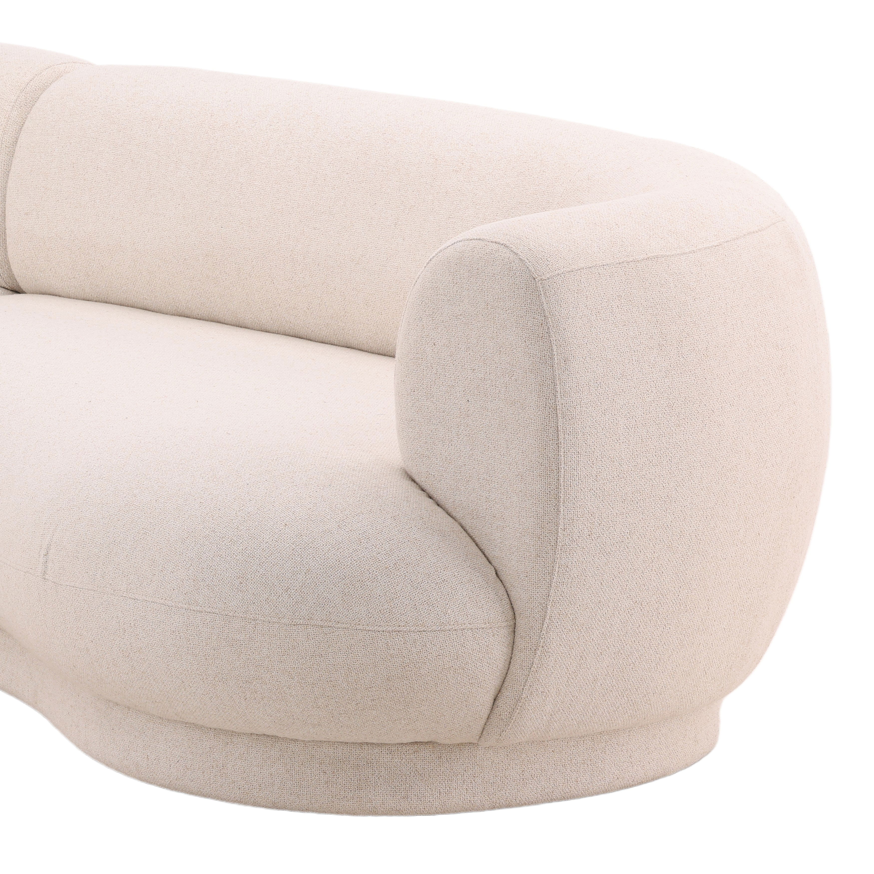Lake Chaise Sectional Cream C0 large image 