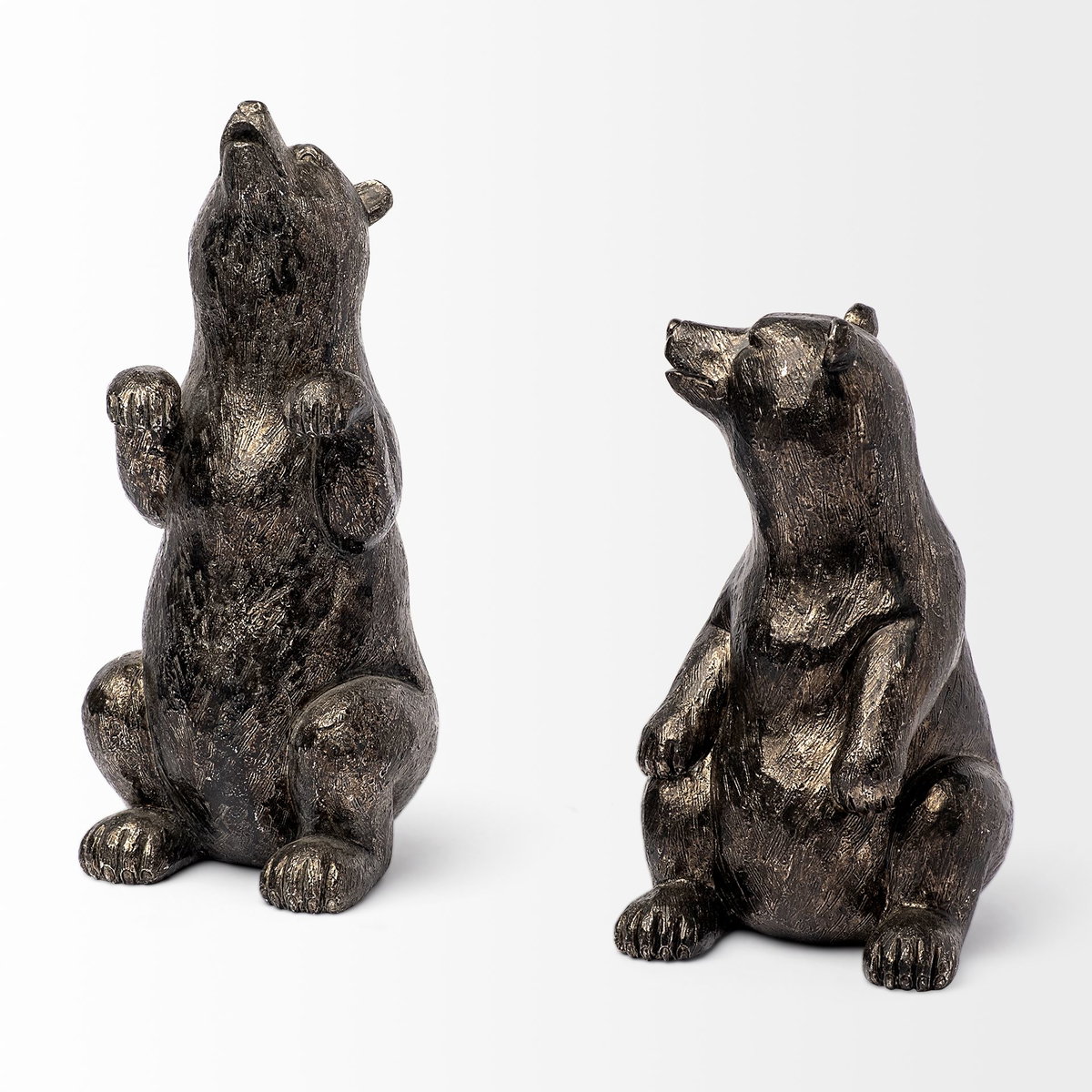 Sleuth (Set of 2) 9L x 8W Grizzly Bear Bookends, by Mercana, 7.48" length x 4.53" width x 9.45" height View 7