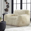 Abide Sheepskin Accent Chair, Furniture by Uttermost, 50" width x 31" height x 42" depth thumbnail 2