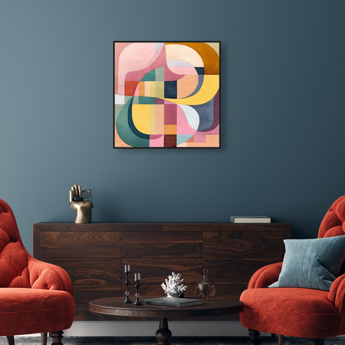 Vibrant Palm Springs III (No Embellishment), Art by Oliver Gal,  30x30 View 3