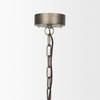 Dawson I 13x13.5 Silver Toned Metal Dome Pendant Light, by Mercana, 13" length x 13" width x 13.5" height thumbnail 3