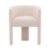 Olimpia Dining Chair Cream, by Dovetail, 24" width x 28" height x 22.75" depth thumbnail 2