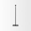 Porter  Medium Black Iron Candle Holder, Candles & Candle Holder by Mercana, 5" length x 5" width x 18" height thumbnail 5