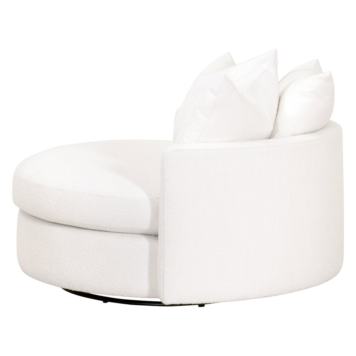 Lourne Grand Swivel Sofa Chair, Seating by Essentials for Living, 57" width x 33" height x 51" depth View 3