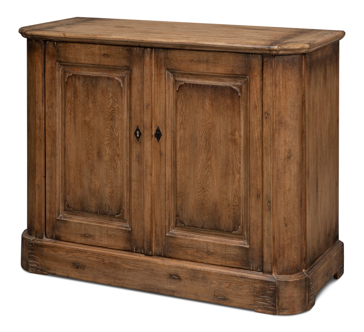 Stephano Two Door Sideboard  Brown, by Sarreid, 1'8" length x 3'11" width x 3' height View 1
