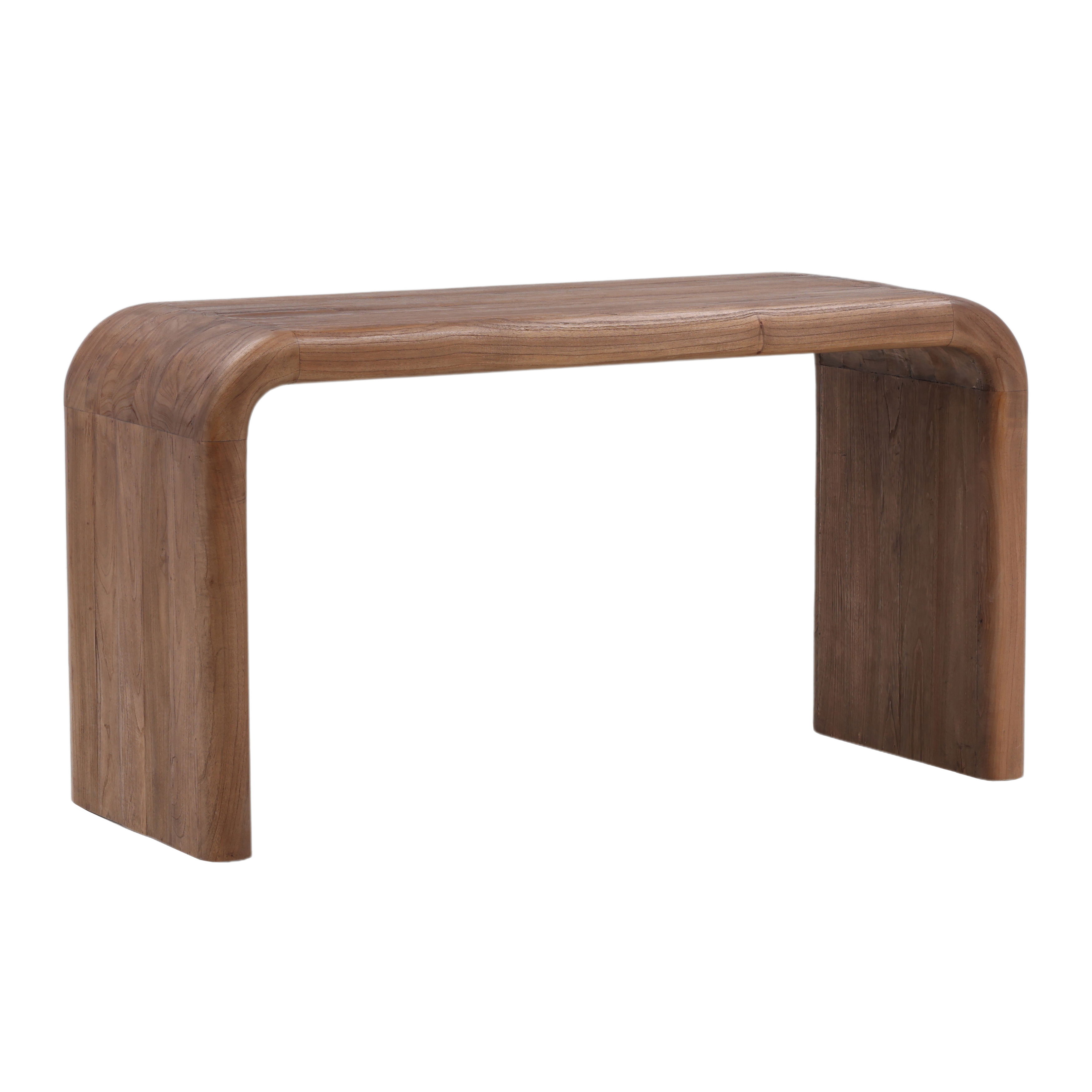 Wynne Desk Brown, by Dovetail, 55" width x 30.31" height x 22" depth View 1