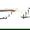 Bent Counter Table Brown, Counter & Bar Table by Moe's Home, 80" width x 36" height x 28" depth thumbnail 7
