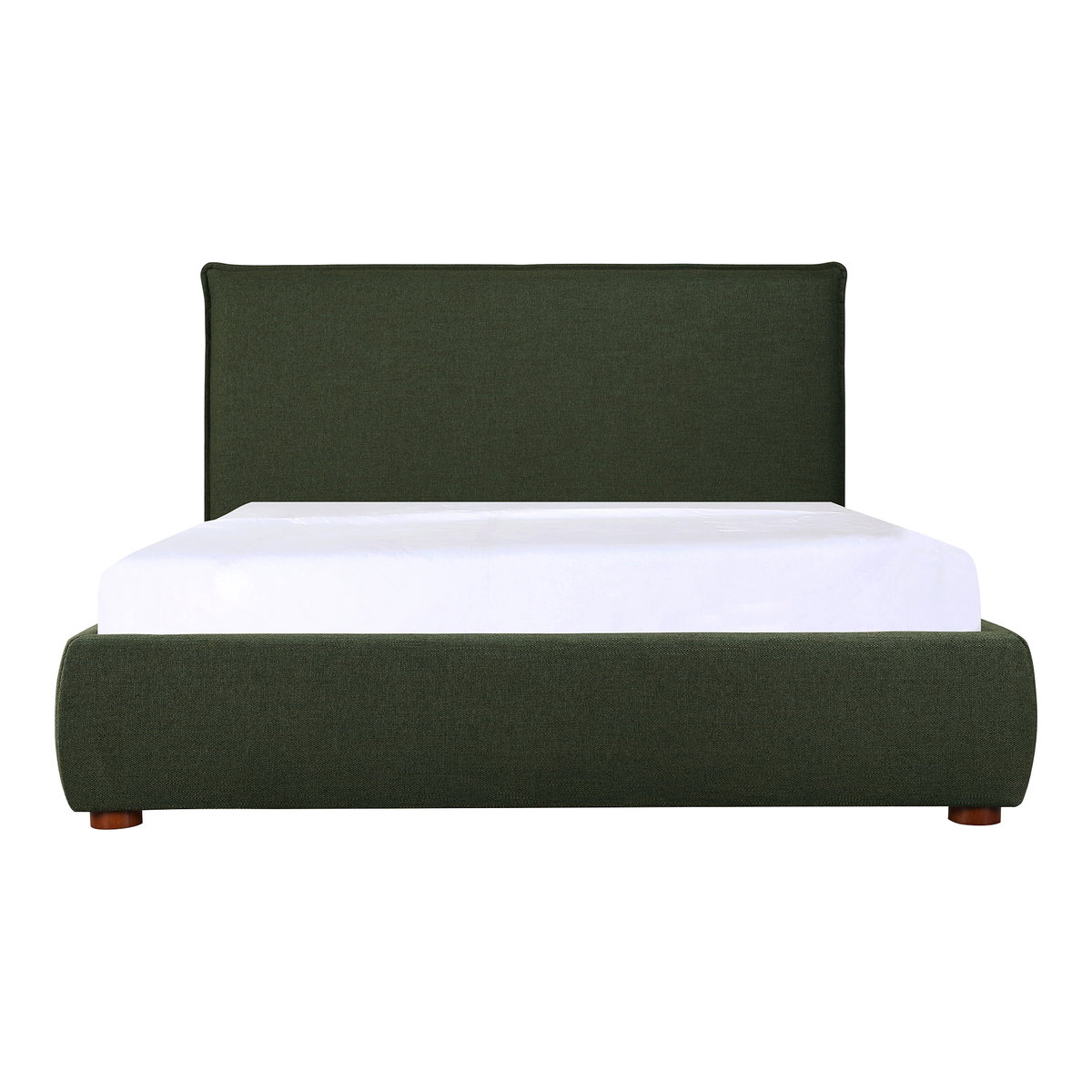 Luzon King Bed Deep Forest, by Moe's Home, 85.5" width x 45.5" height x 88.5" depth View 6