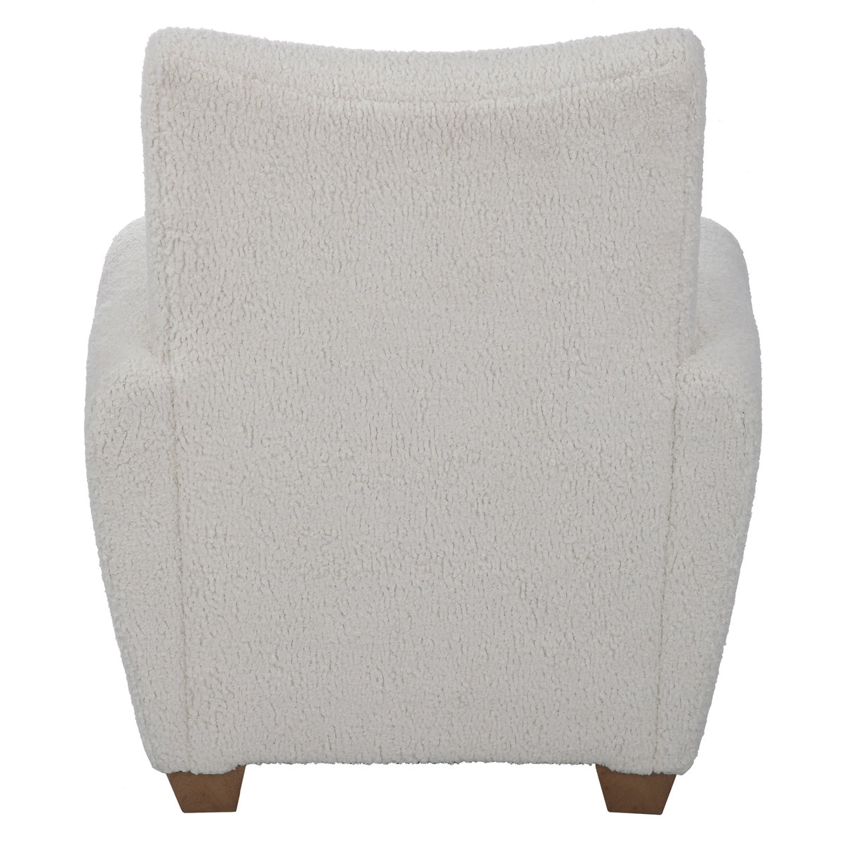 Teddy White Shearling Accent Chair, by Uttermost, 32" width x 35.5" height x 34.5" depth View 10