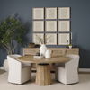 Suri Light Brown Wood with Glass Doors Sideboard thumbnail 2