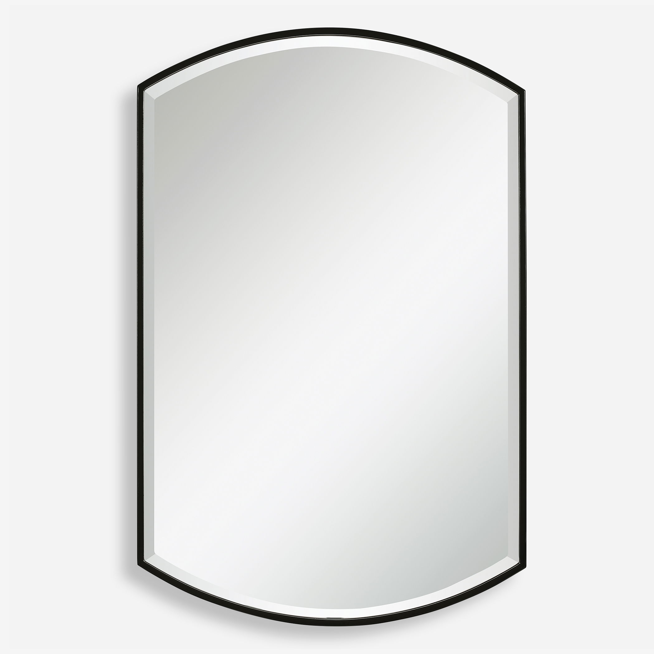 Shield Shaped Iron Mirror large image 