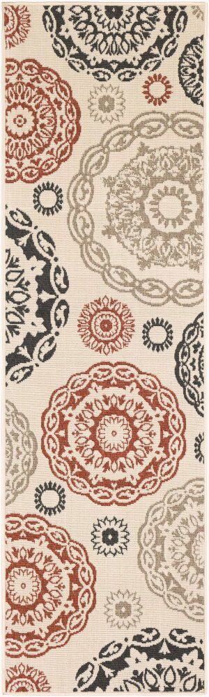 Alfresco Machine Woven Rug, by Surya, 1'5.72" length x 1'5.72" width