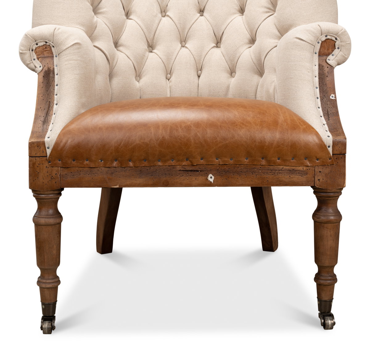 Cube Sofa, by Sarreid, 2'11" length x 7'4" width x 2'5" height View 7