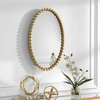 Serna Gold Oval Mirror, by Uttermost, 1'8" width x 2'6" height x 1.75" depth thumbnail 4