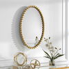 Serna Gold Oval Mirror, by Uttermost, 20" width x 30" height x 1.75" depth thumbnail 4