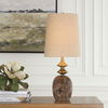 Percy Brown Marble Buffet Lamp, by Uttermost, 6.75" width x 29" height x 12" depth thumbnail 2