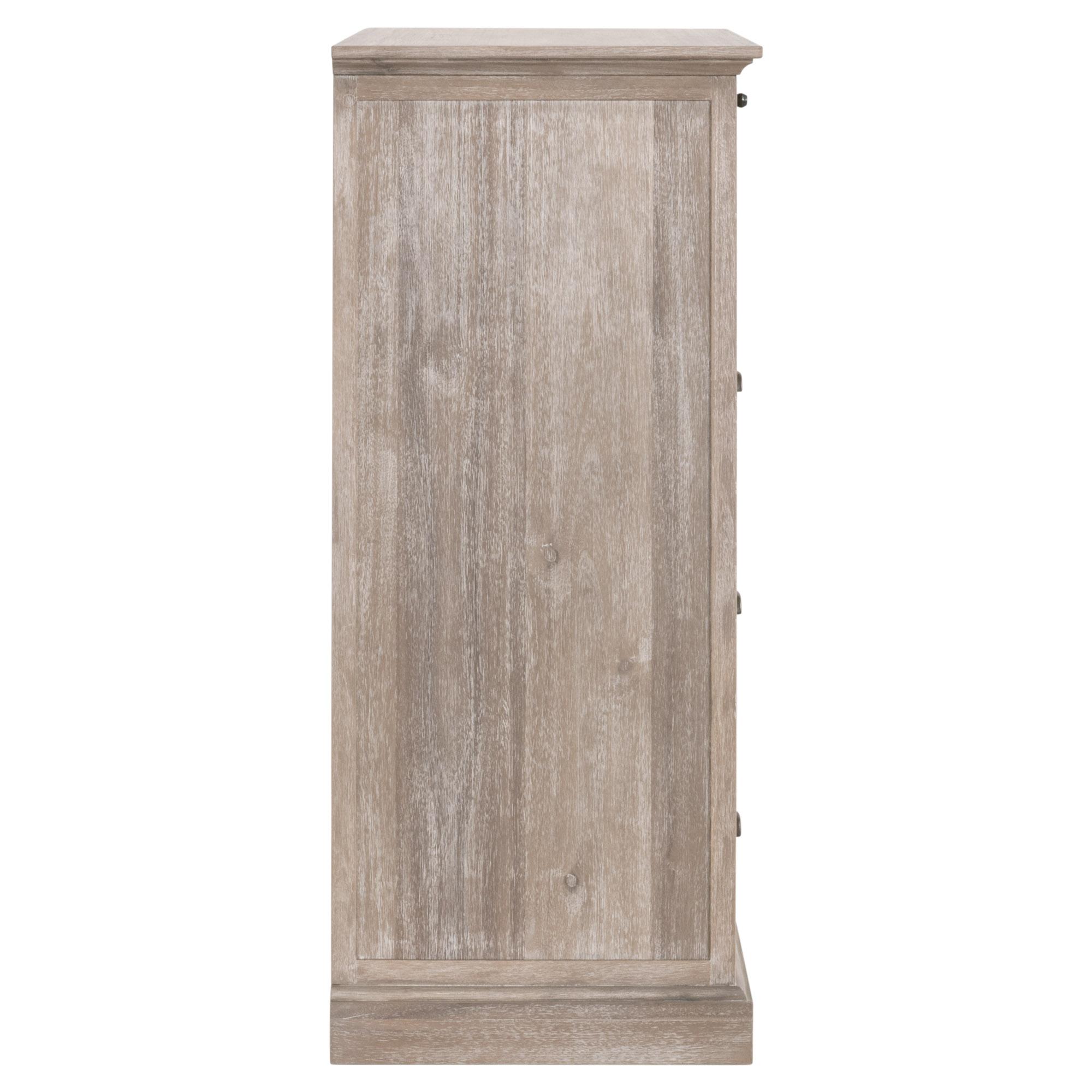 Eden 5-Drawer High Chest, Dresser by Essentials for Living, 37.75" width x 48.5" height x 20" depth View 5