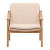 Wembley Outdoor Occasional Chair Beige, Accent Chair by Dovetail, 28" width x 31.5" height x 29.25" depth thumbnail 2