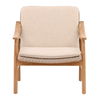 Wembley Outdoor Occasional Chair Beige, Accent Chair by Dovetail, 28" width x 31.5" height x 29.25" depth thumbnail 2