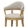 Carlos Dining Chair Taupe, by Moe's Home, 22.3" width x 33.9" height x 21.3" depth thumbnail 5