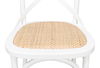 Tuileries Side Chair, White, Dining Chair by Sarreid, 20" length x 22" width x 35" height thumbnail 4