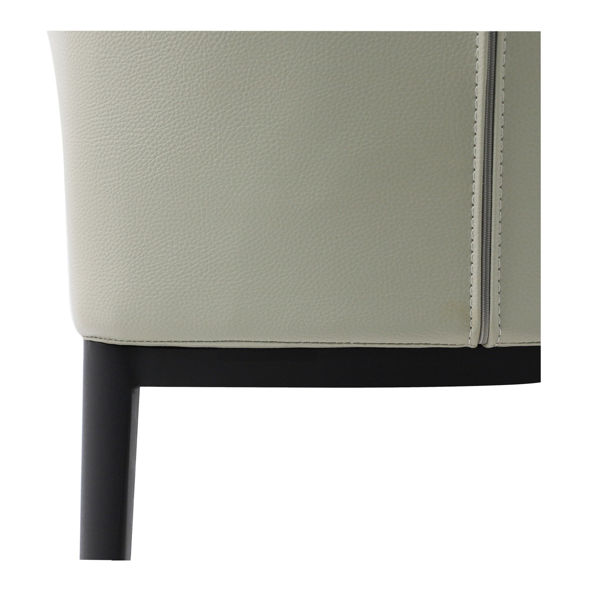 Delaney Dining Chair Beige - Set Of Two, by Moe's Home, 19.5" width x 30" height x 19" depth View 7