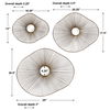 Avarie Gold Metal Wall Art Set/3 thumbnail 2